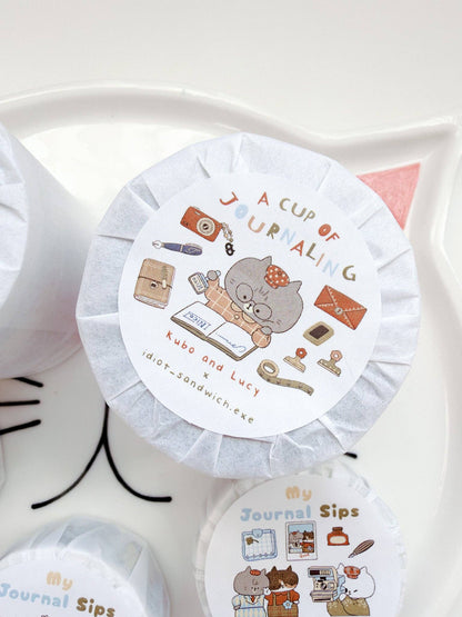 Kuboandlucy x Idiot Sandwich - PET Tape - A Cup of Journaling
