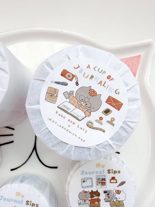 Kuboandlucy x Idiot Sandwich - PET Tape - A Cup of Journaling