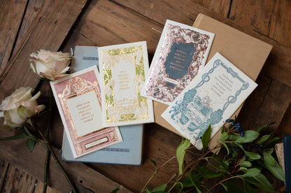 Oblation Papers & Press - Foil Letterpress Card - Women's Literature: Willa Cather Quote