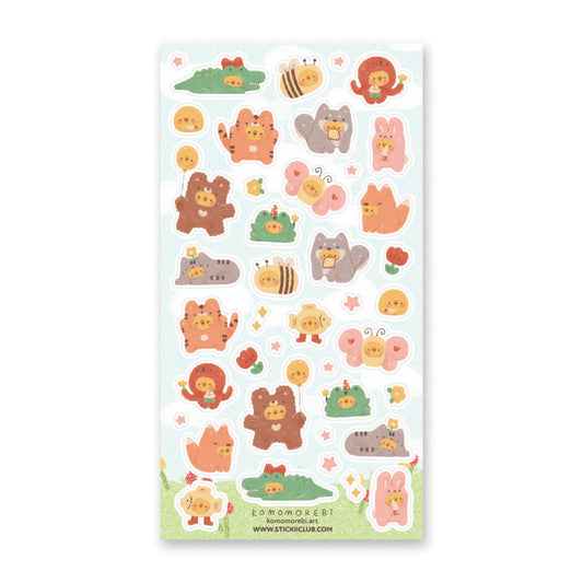 STICKII - Sticker Sheet - Ducks in Disguise