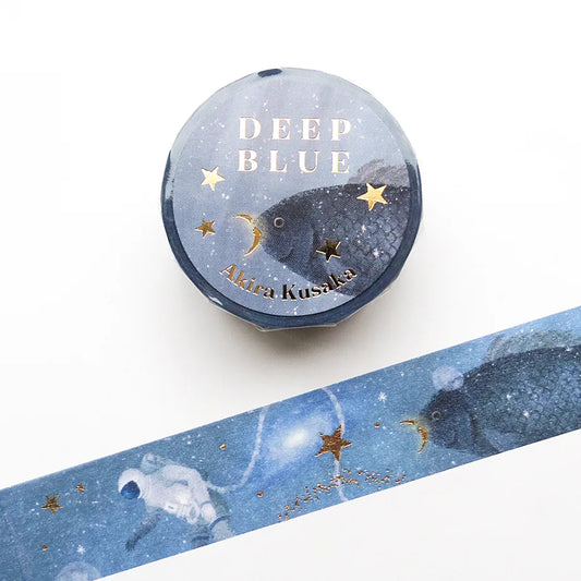 Cozyca x Akira Kusaka - Washi Tape -  Deep Blue