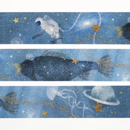 Cozyca x Akira Kusaka - Washi Tape -  Deep Blue