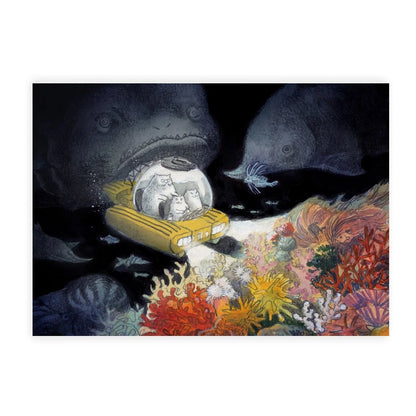 Dawning Crow - Postcard - Deep Sea Adventure