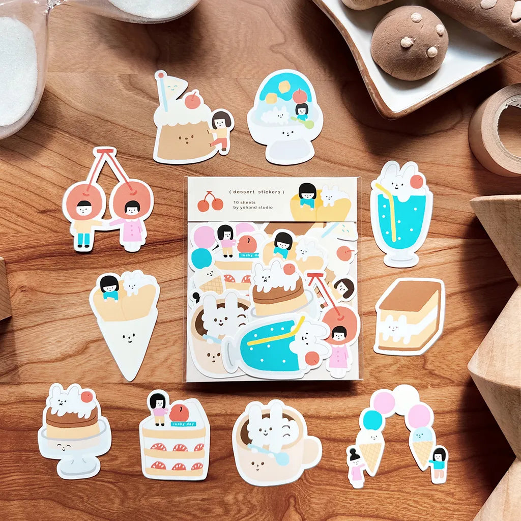 Yohand Studio Vinyl Sticker Pack - Dessert Time