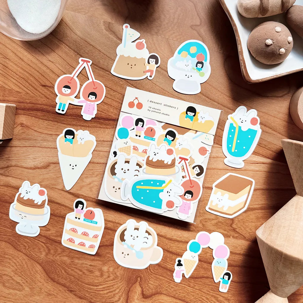 Yohand Studio Vinyl Sticker Pack - Dessert Time