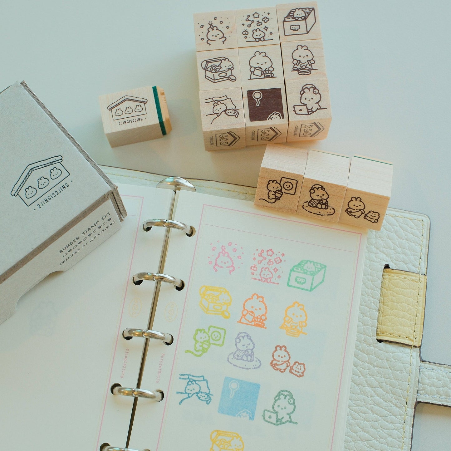 2jingis2jing - Living Softly Rubber Stamp – Vol.2