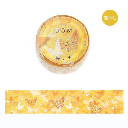 BGM Foil Washi Tape - Dreaming Landscape Series - Butterfly