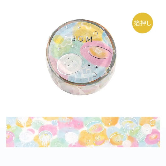 BGM Foil Washi Tape - Dreaming Landscape Series - Jellyfish