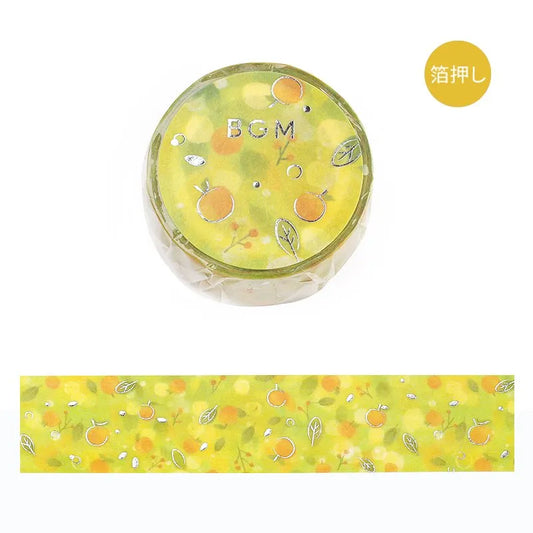 BGM Foil Washi Tape - Dreaming Landscape Series - Tangerine