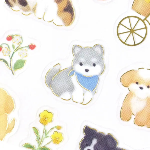 NB Large Sticker Sheet - Mattari Animals - Dog and Picnic
