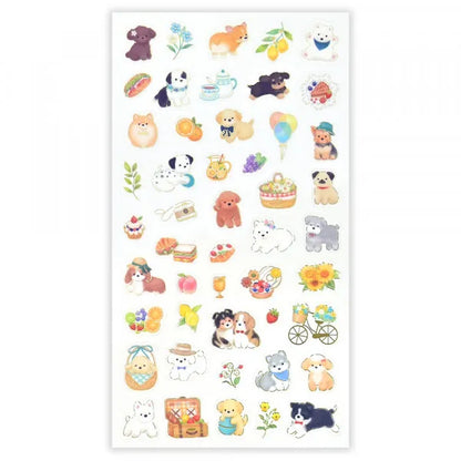 NB Large Sticker Sheet - Mattari Animals - Dog and Picnic