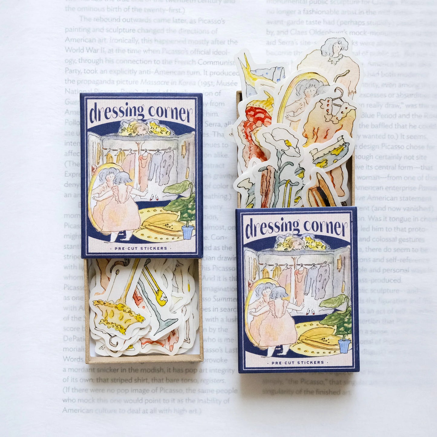 dodolulu - Washi Flake Stickers - Matchbox Series - Dressing Corner