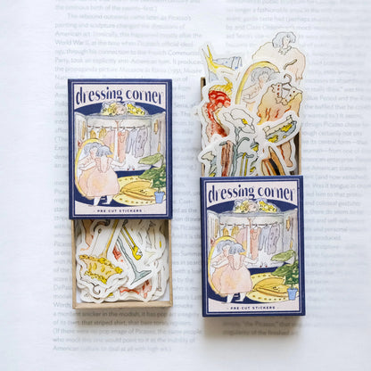 dodolulu - Washi Flake Stickers - Matchbox Series - Dressing Corner
