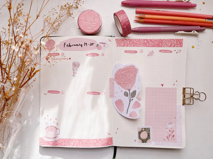 Okeya Stationery Co. - Washi Tape - Dusty Rose