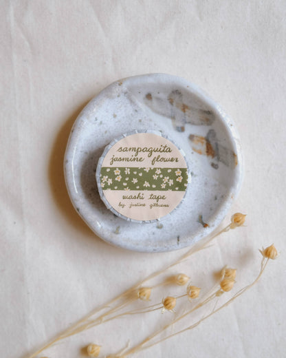 Justine Gilbuena - Washi Tape - Sampaguita (Jasmine Flower)