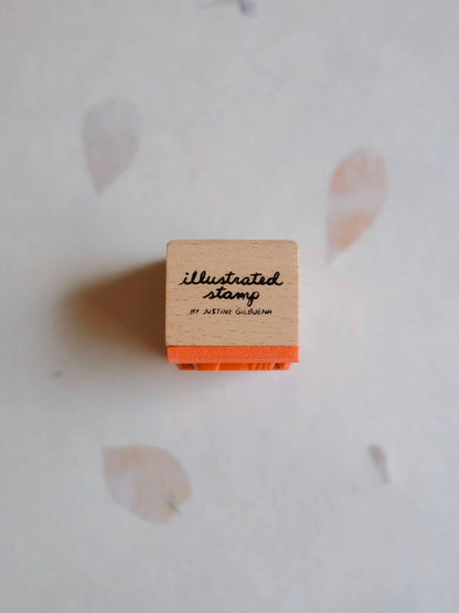 Justine Gilbuena - Rubber Stamp - Barista Bird