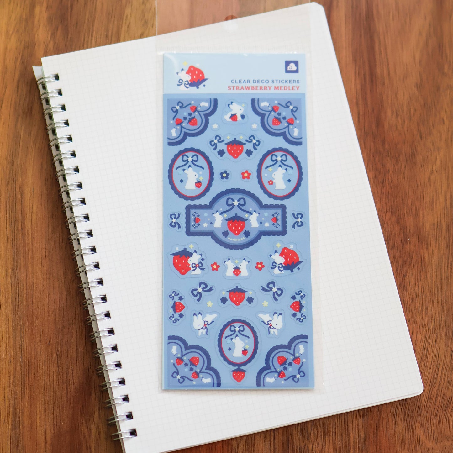 Thousand Skies - Clear Sticker Sheet - Strawberry Medley