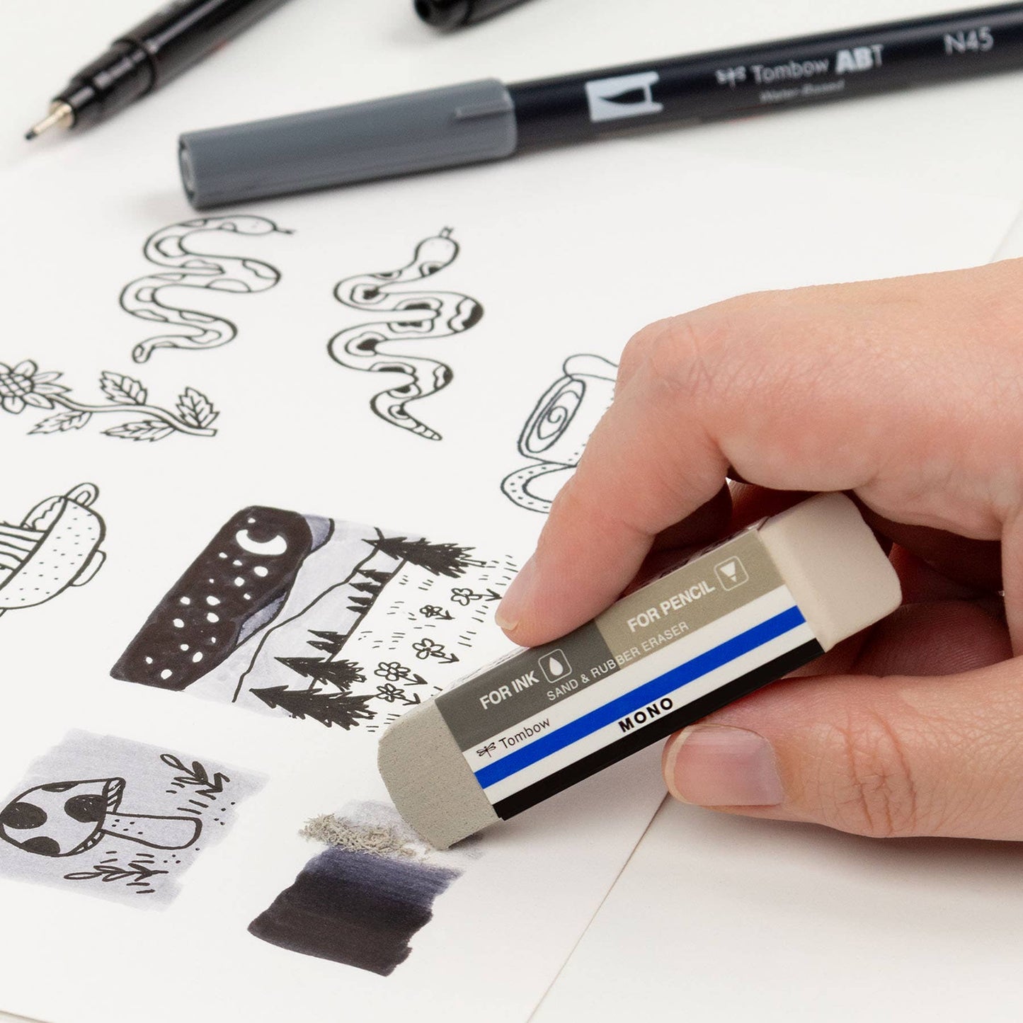 Tombow - MONO Sand and Rubber Eraser