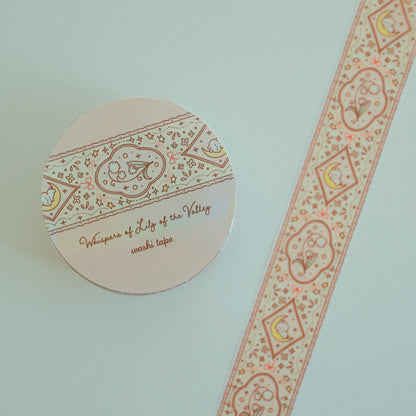 2jingis2jing - Glitter Washi Tape - Whispers of Lily of the Valley