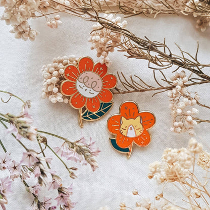 Lovesoup Enamel Pin - Flower Roni