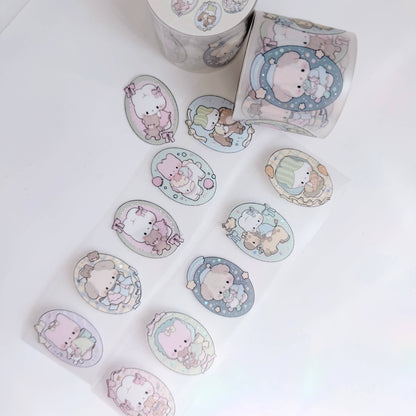 Atelier by Jo - Sticker Roll - Oval Character and Buddy Portrait