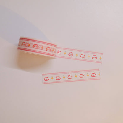 2jingis2jing - Vintage Bunnie Washi Tape - Bunny Strip - Blue