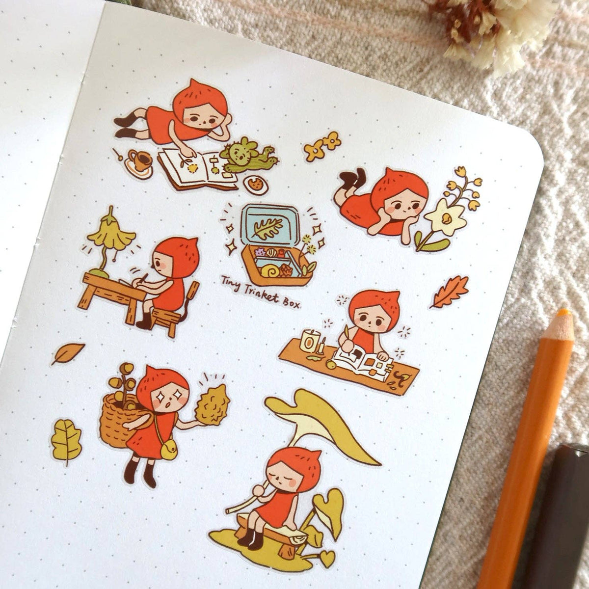 Tiny Kikimo - Sticker Sheet - Tiny Trinkets