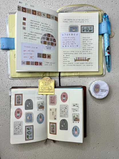 dana ate oatmeal! - Bunny and Bear Washi Tape