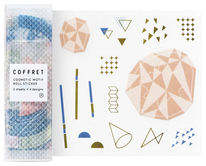 King Jim Coffret Roll Stickers - Apricot Orange