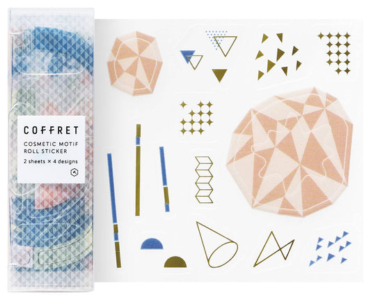 King Jim Coffret Roll Stickers - Apricot Orange