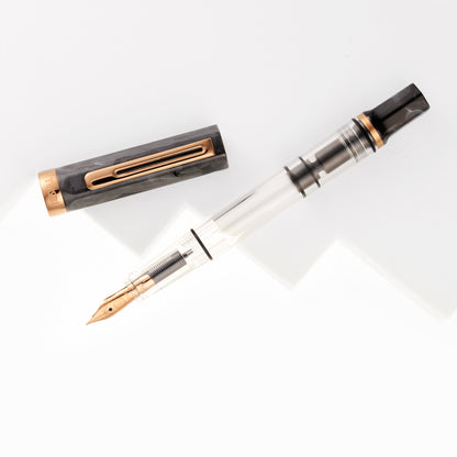 TWSBI ECO Black Marble w/Bronze Fountain Pen