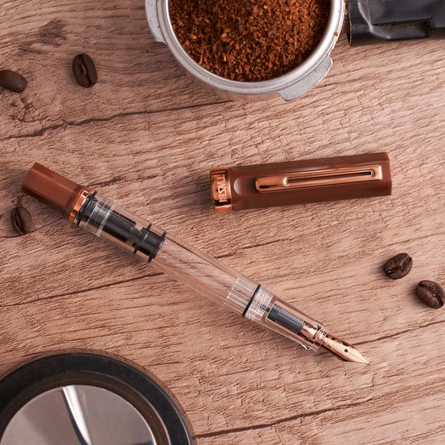 TWSBI ECO Espresso w/Bronze Fountain Pen