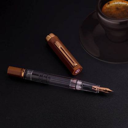 TWSBI ECO Espresso w/Bronze Fountain Pen