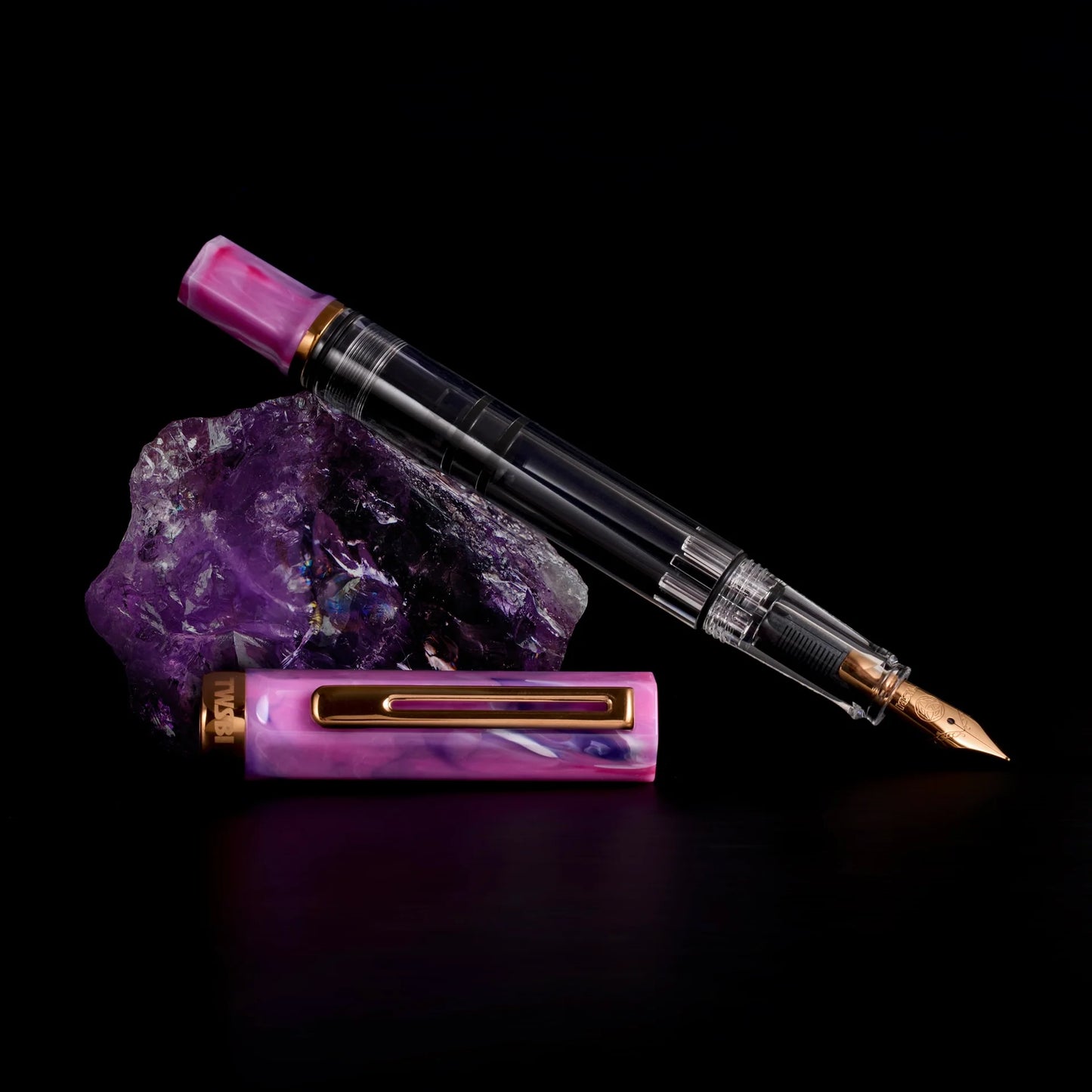 TWSBI ECO Fluorite Purple w/Bronze Fountain Pen