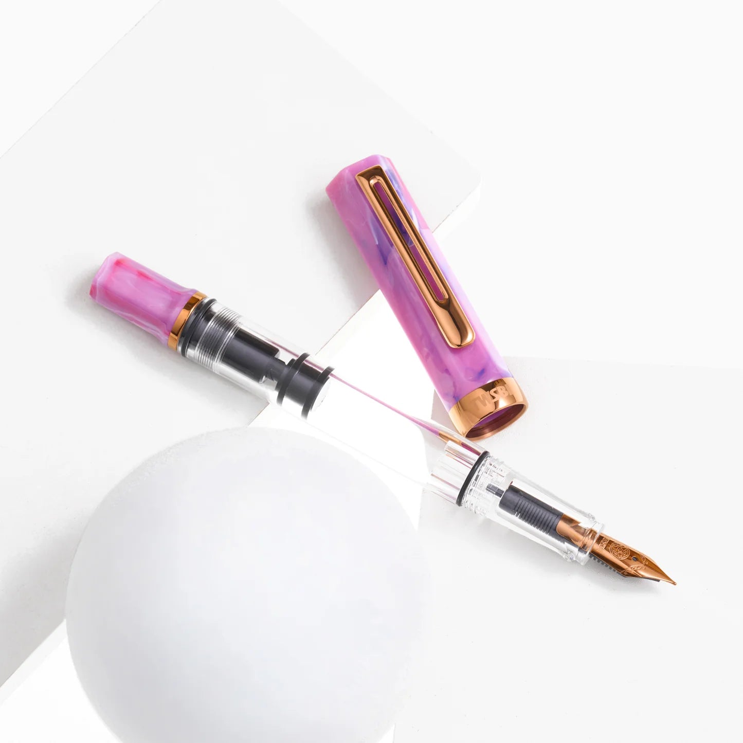 TWSBI ECO Fluorite Purple w/Bronze Fountain Pen