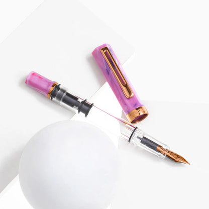 TWSBI ECO Fluorite Purple w/Bronze Fountain Pen