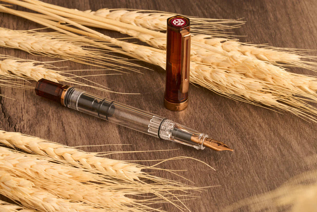 TWSBI ECO RootBeer w/Bronze Fountain Pen