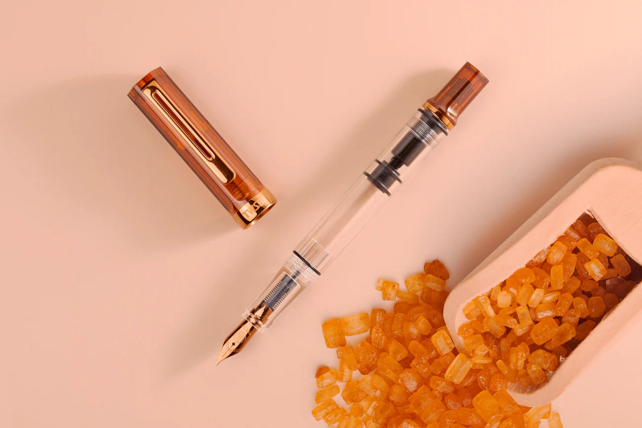 TWSBI ECO RootBeer w/Bronze Fountain Pen