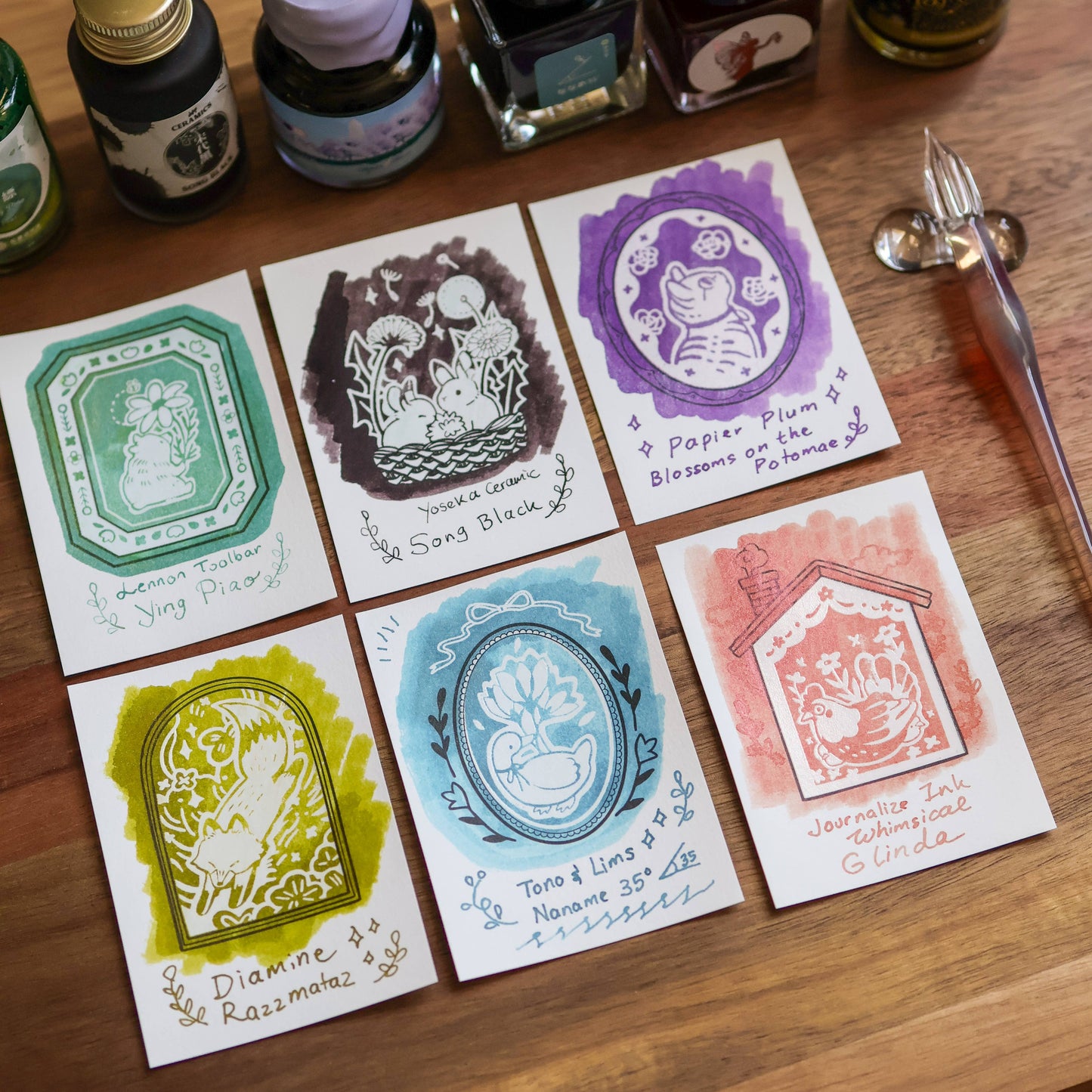 Thousand Skies - Ink Cards - Flower Tales