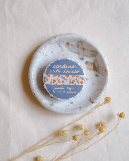Justine Gilbuena - Washi Tape - Sardines with Tomato