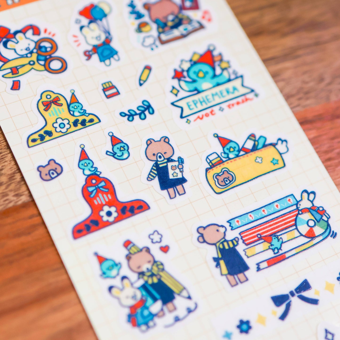 Thousand Skies - Sticker Sheet (Washi) - Journal and Craft Party