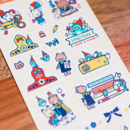 Thousand Skies - Sticker Sheet (Washi) - Journal and Craft Party