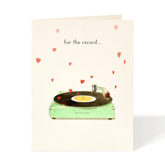 Felix Doolittle - Greeting Card - For the Record