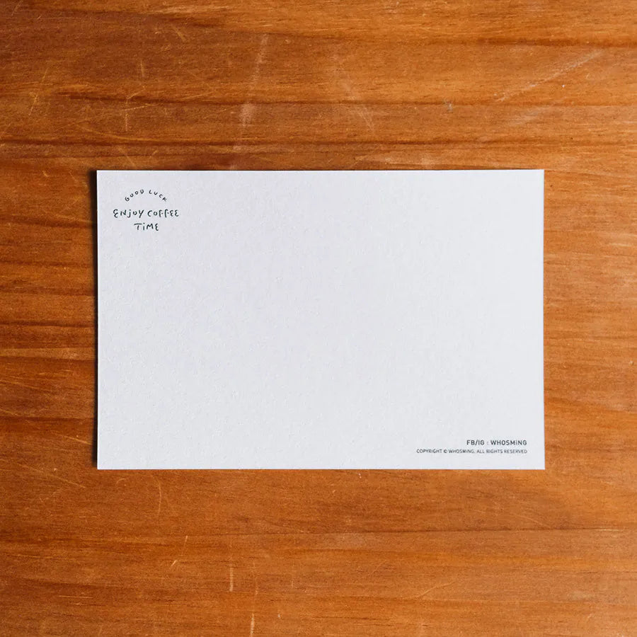 WHOSMiNG Postcard - Enjoy Coffee Time