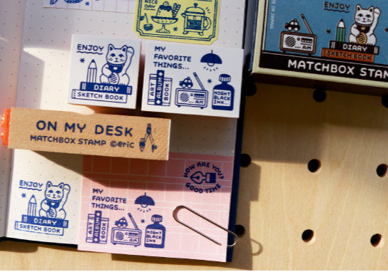 Sanby x Eric Small Things Matchbox Stamp Set