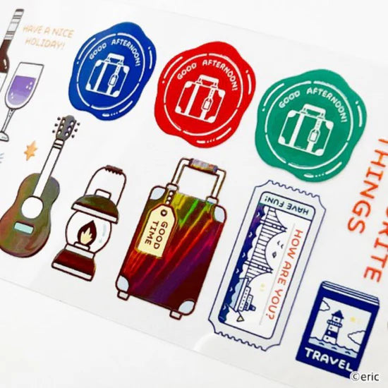 Komamono Creative x Eric Small Things - Clear Sticker Roll - Daily Life and Stationery