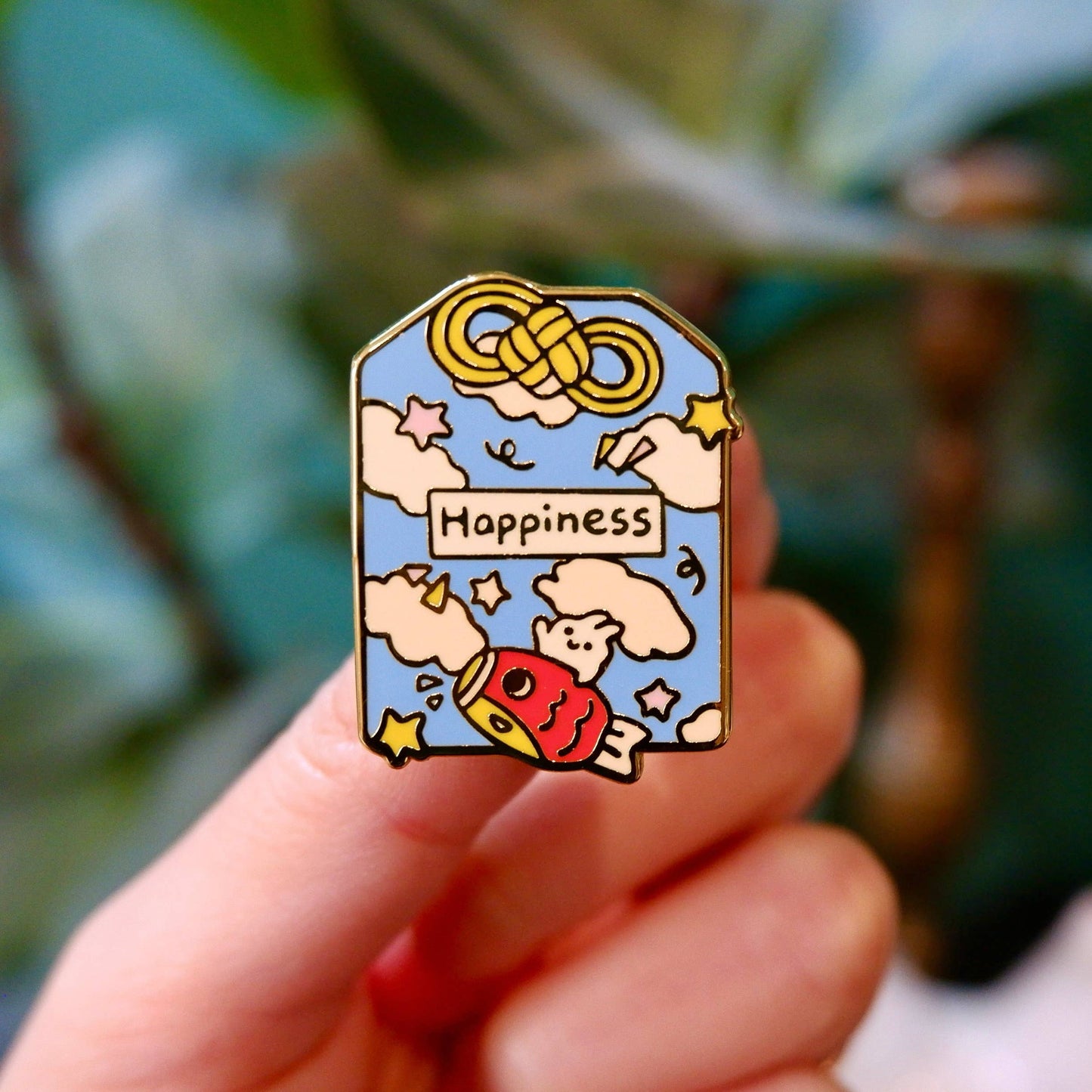 Shooley - Omamori Enamel Pin