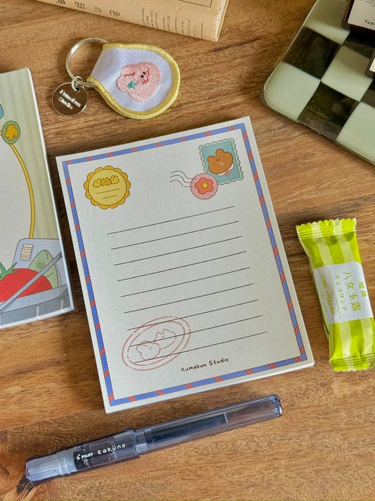 Kumakun Studio - Postal Notepad