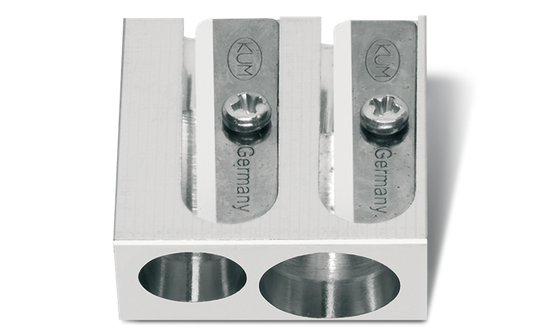 Caran d'Ache - Double Pencil Sharpener In Magnesium
