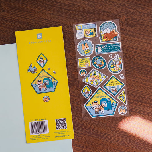 Thousand Skies - Sticker Sheet - Delivery Service